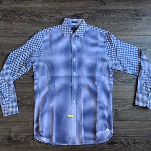 Purple gingham J. Crew Ludlow shirt. Like new.